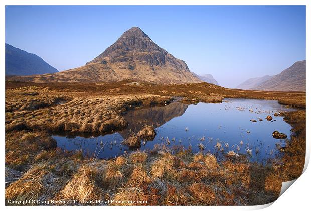 Glencoe Scotland Print by Craig Brown