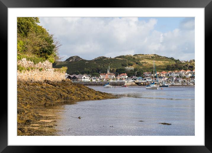 Boats in the mouth of Conwy Bay Framed Mounted Print by Jason Wells