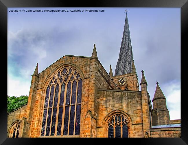 Chesterfield Crooked Spire 2 Framed Print by Colin Williams Photography