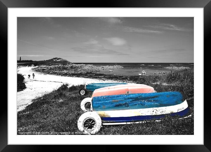 Faded Seaside Glory Framed Mounted Print by Roy Curtis