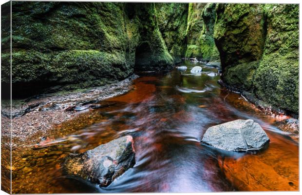 Finnich Glen Canvas Print by Jim Monk