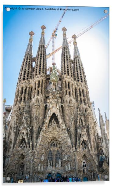 Sagrada Família Acrylic by Jo Sowden
