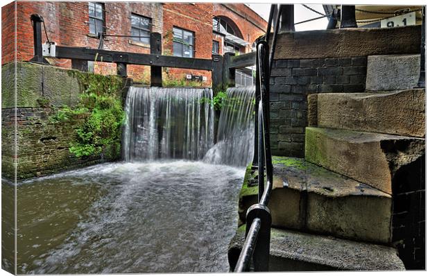 Deansgate Locks, Manchester Canvas Print by Jason Connolly