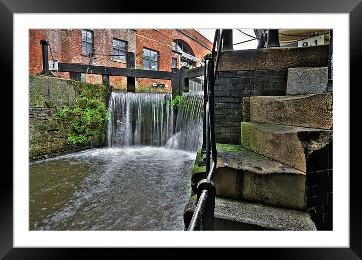 Deansgate Locks, Manchester Framed Mounted Print by Jason Connolly