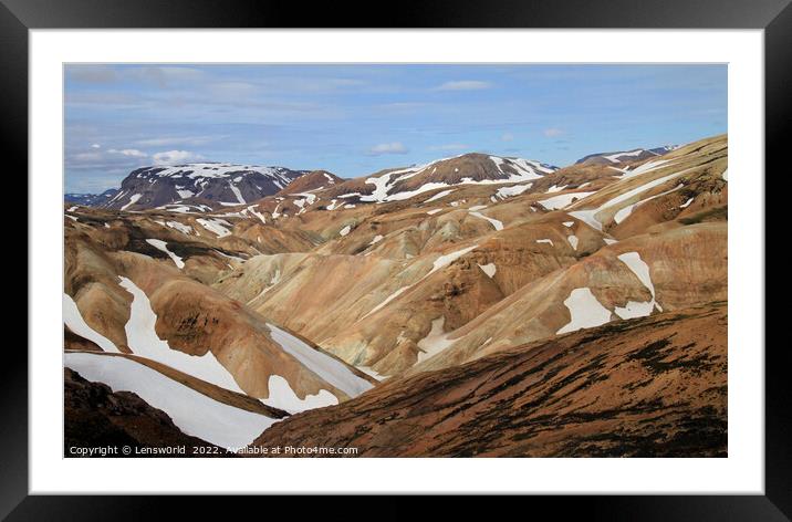 The rugged beauty of Iceland Framed Mounted Print by Lensw0rld 