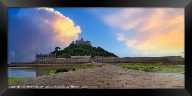 St Michael's Mount, Marazion, Cornwall, England Framed Print by Rika Hodgson