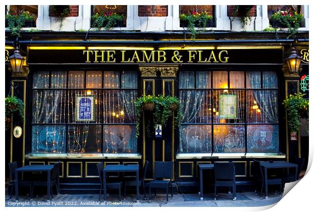 Lamb And Flag Pub  Print by David Pyatt