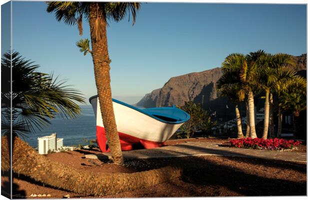 Los Gigantes Tenerife Canvas Print by Phil Crean