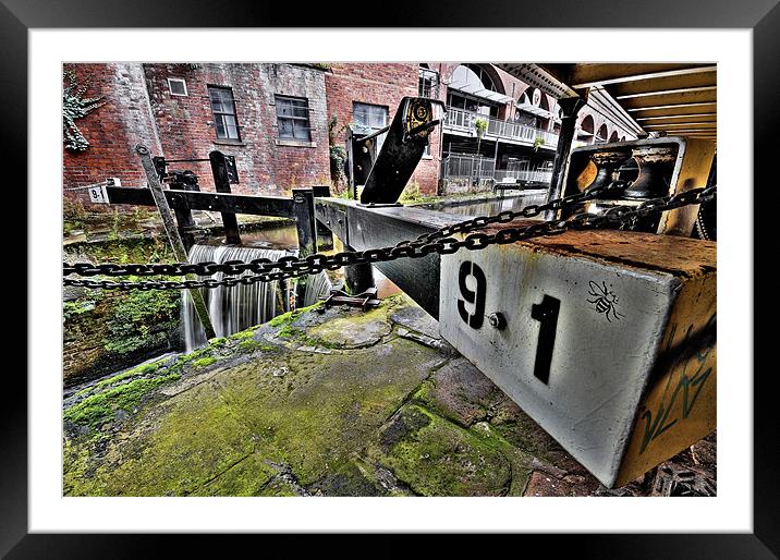 The Locks, Deansgate Framed Mounted Print by Jason Connolly