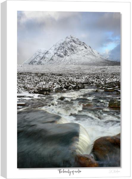 The beauty of winter Glencoe Scotland Canvas Print by JC studios LRPS ARPS
