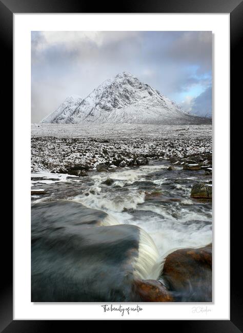 The beauty of winter Glencoe Scotland Framed Print by JC studios LRPS ARPS