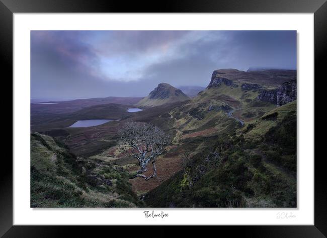 The lone tree on Skye Quiraing Scotland Highlands Framed Print by JC studios LRPS ARPS