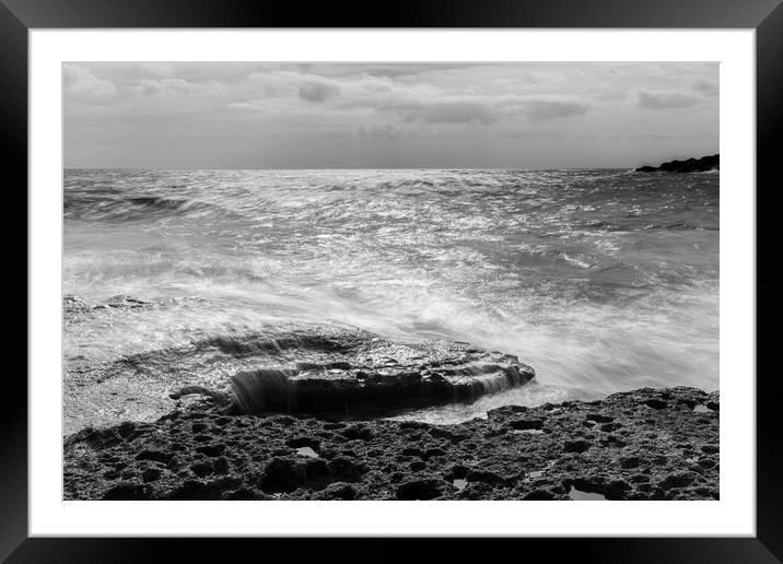 Costa Silencio Tenerife seascape Framed Mounted Print by Phil Crean