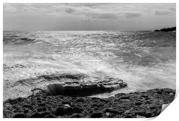 Costa Silencio Tenerife seascape Print by Phil Crean