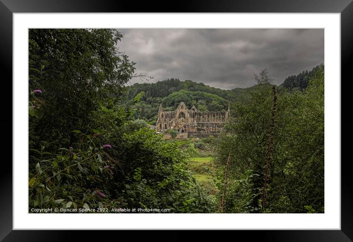 Tintern Abbey, Monmouthshire, Wales. Framed Mounted Print by Duncan Spence