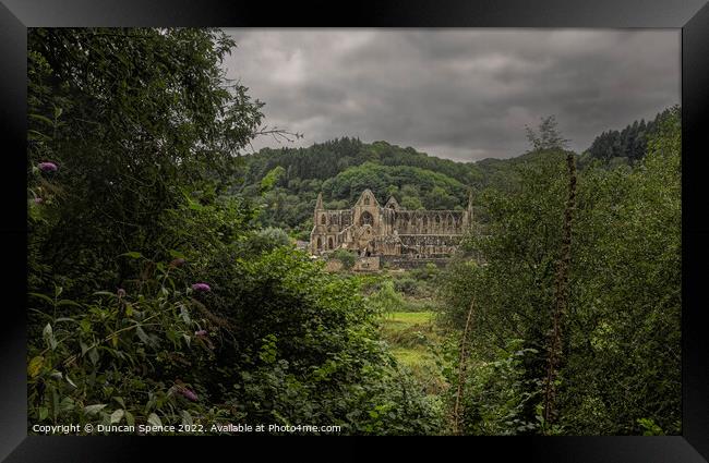 Tintern Abbey, Monmouthshire, Wales. Framed Print by Duncan Spence
