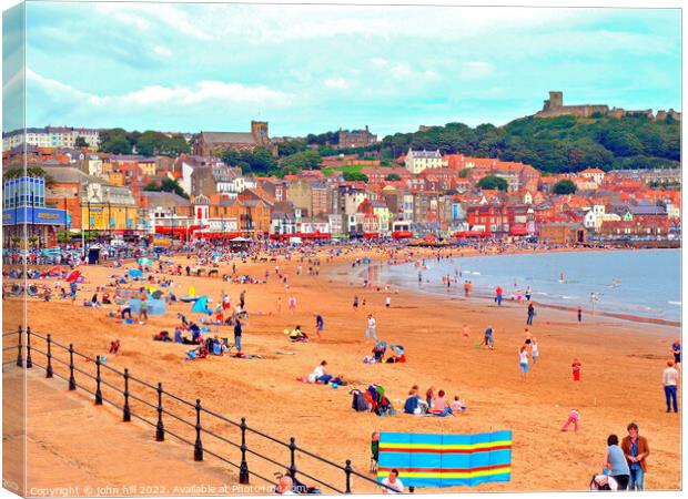 Scarborough, North Yorkshire. Canvas Print by john hill