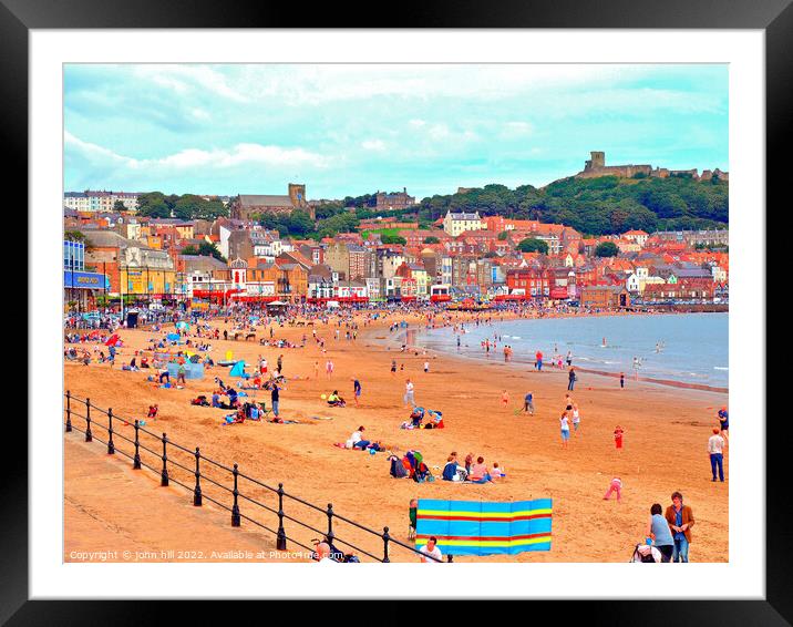Scarborough, North Yorkshire. Framed Mounted Print by john hill
