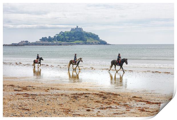 Mounts Bay Print by Mark Godden