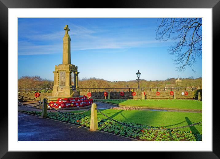 Knaresborough War Memorial Framed Mounted Print by Darren Galpin