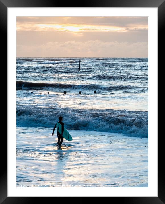Surf's Up Framed Mounted Print by Jim Butler