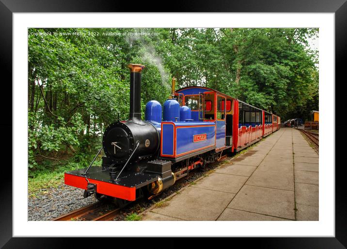 Isle of Mull Railway (Balmory Express)  Framed Mounted Print by Navin Mistry