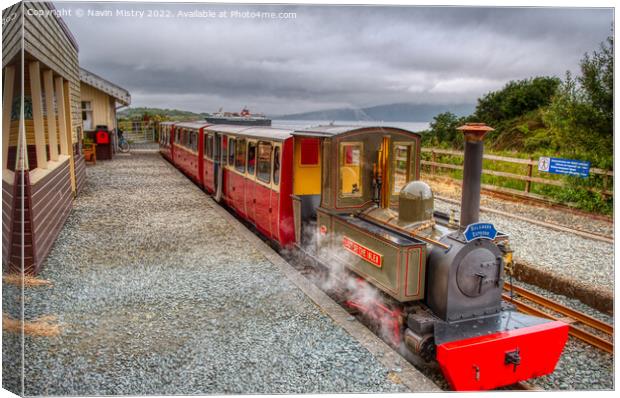 Isle of Mull Railway (Balmory Express)  Canvas Print by Navin Mistry