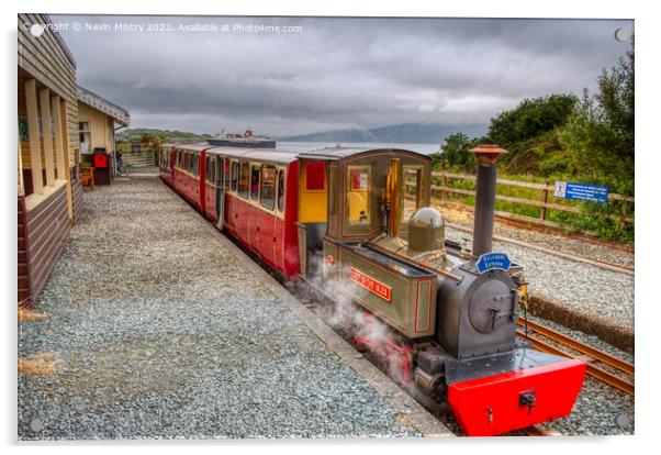 Isle of Mull Railway (Balmory Express)  Acrylic by Navin Mistry