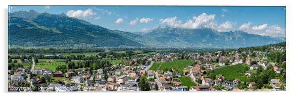 Vaduz, Liechtenstein Acrylic by Plamen Petrov