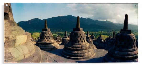 Temple of Borobudur Acrylic by youri Mahieu