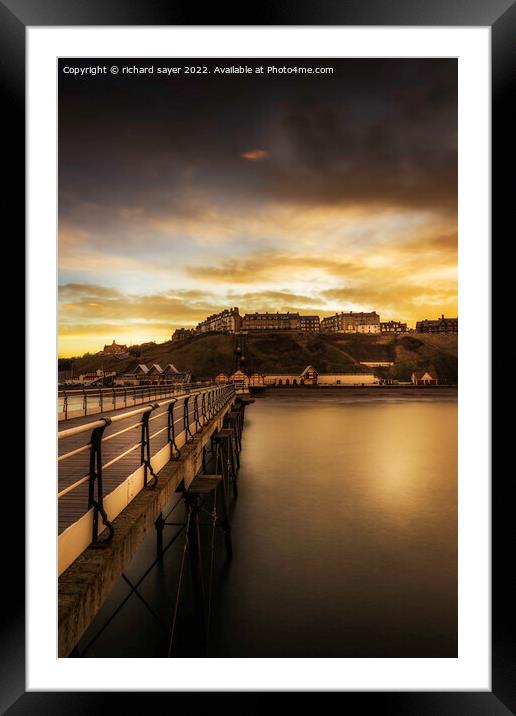 A Golden Moment Framed Mounted Print by richard sayer