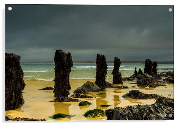 St. Ives ... Before Rain.. Acrylic by Elzbieta Sosnowski