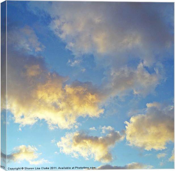 Heavenly Skies Canvas Print by Sharon Lisa Clarke