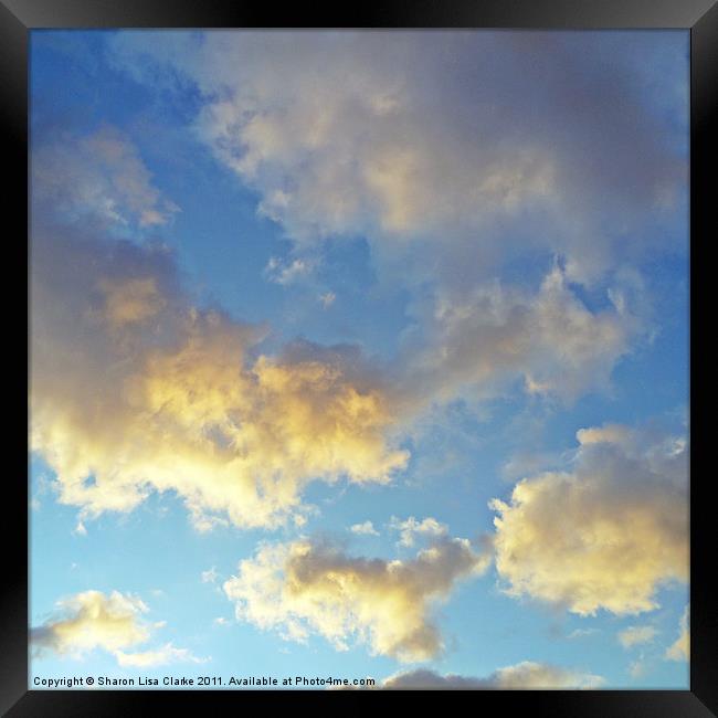 Heavenly Skies Framed Print by Sharon Lisa Clarke