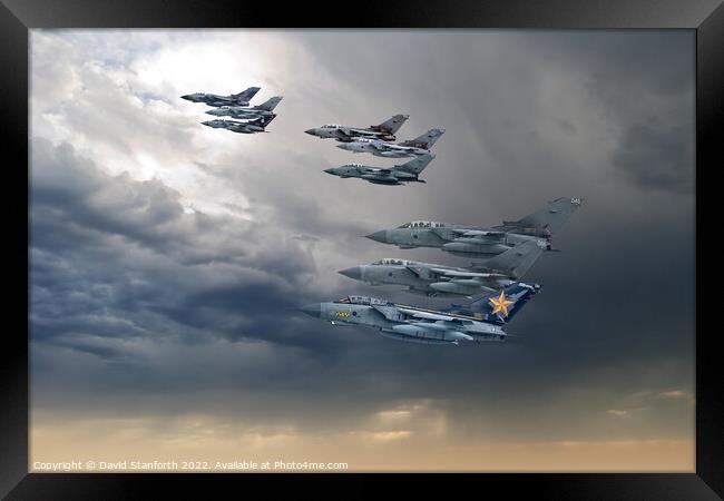 Tornado's Last Flight Framed Print by David Stanforth