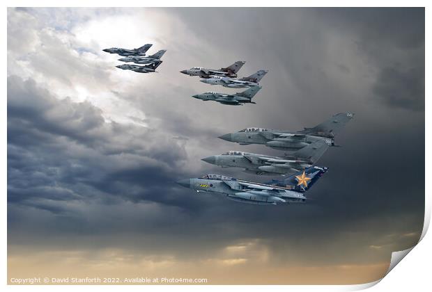 Tornado's Last Flight Print by David Stanforth