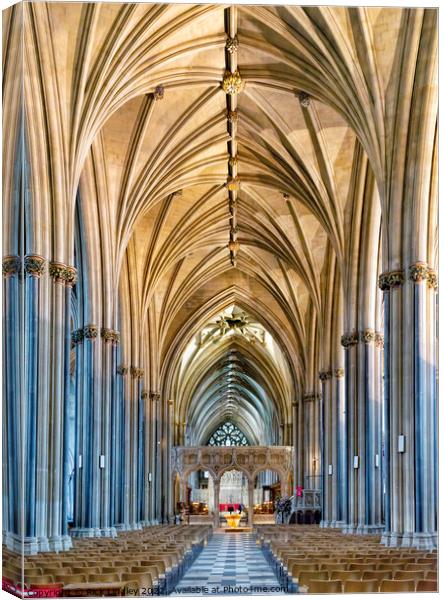 Bristol Cathedral  Canvas Print by Rick Lindley