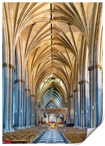 Bristol Cathedral  Print by Rick Lindley