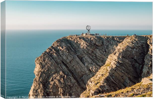 North Cape (Nordkapp), Norway. The northernmost point of continental Europe. Canvas Print by Plamen Petrov
