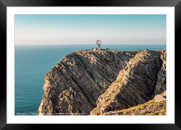 North Cape (Nordkapp), Norway. The northernmost point of continental Europe. Framed Mounted Print by Plamen Petrov