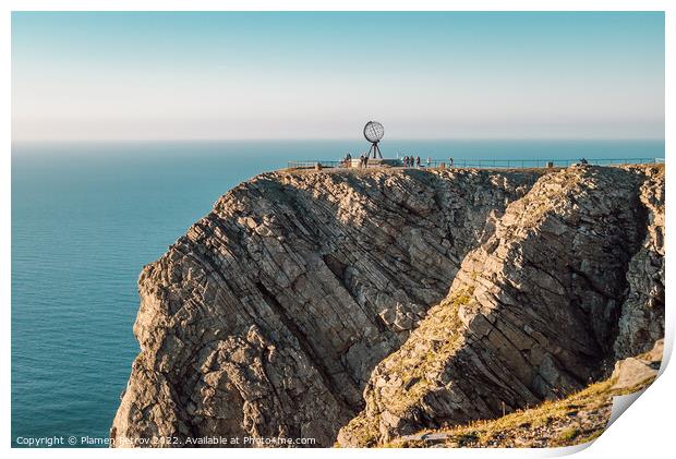 North Cape (Nordkapp), Norway. The northernmost point of continental Europe. Print by Plamen Petrov