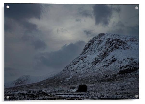 Glencoe highlands scotland. Acrylic by Scotland's Scenery