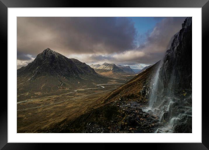 View into Glencoe, Highlands Scotland. Framed Mounted Print by Scotland's Scenery