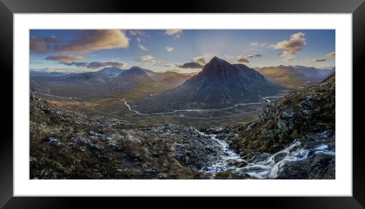 Glencoe landscape Framed Mounted Print by Scotland's Scenery