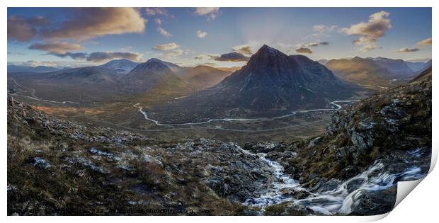 Glencoe landscape Print by Scotland's Scenery