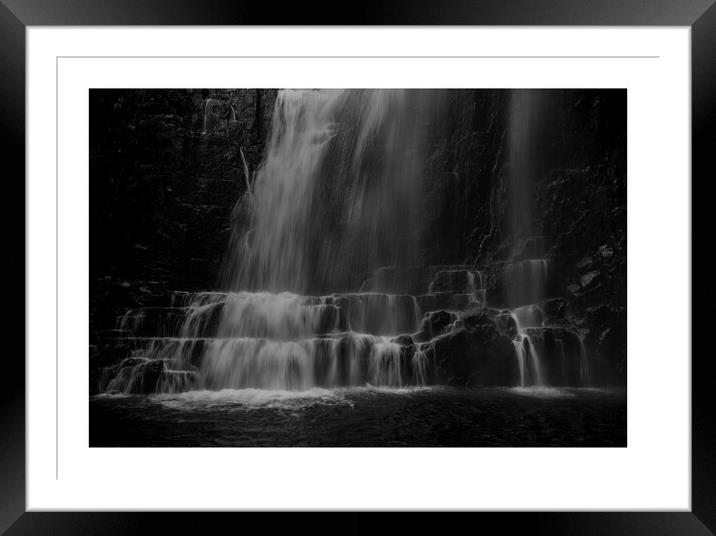 Wailing widow falls, Assynt. Framed Mounted Print by Scotland's Scenery
