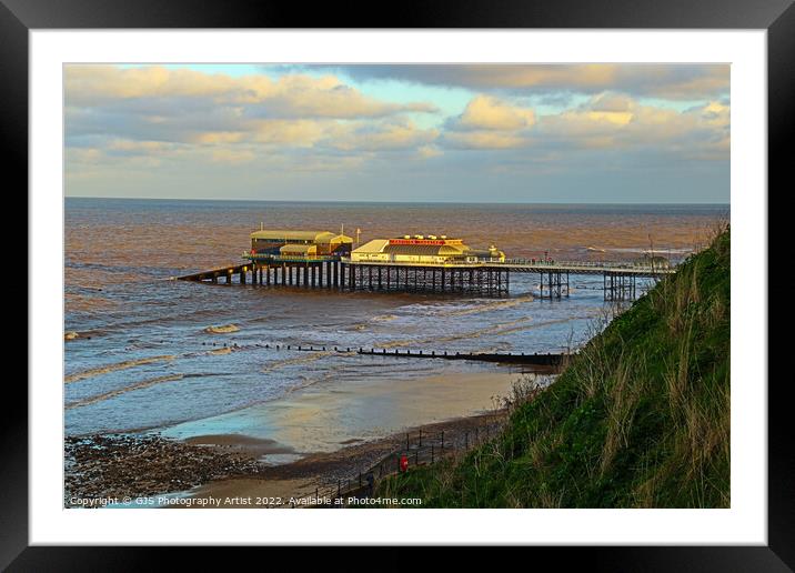 Cromer Pier Glowing  Framed Mounted Print by GJS Photography Artist