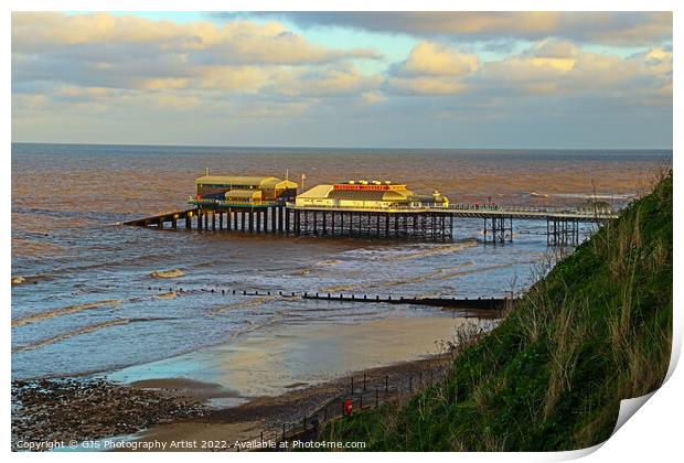 Cromer Pier Glowing  Print by GJS Photography Artist