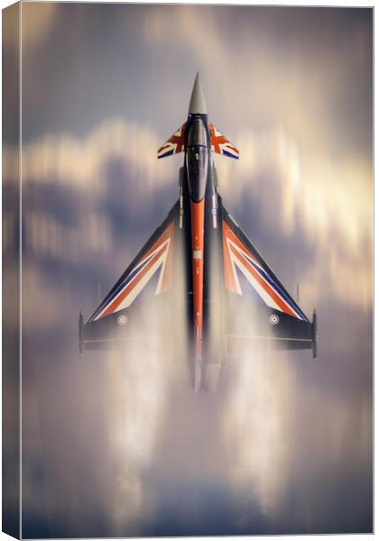 Eurofighter Typhoon BlackJack Canvas Print by J Biggadike