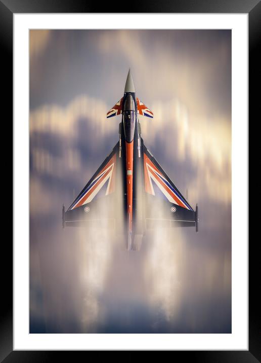Eurofighter Typhoon BlackJack Framed Mounted Print by J Biggadike